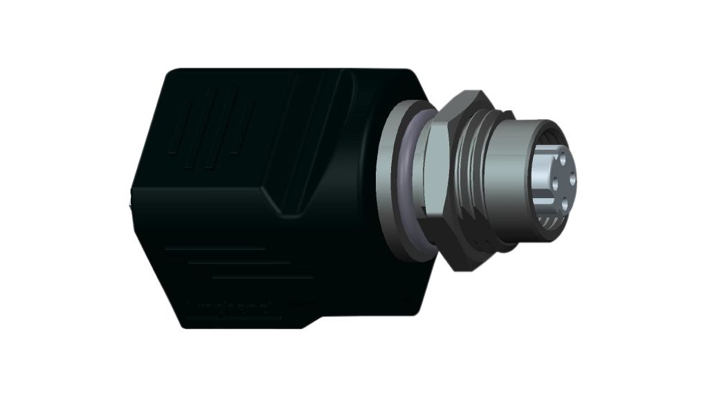 Connecteur de traversée de panneau, 4 pôles, CAT5e, Prise M12 - Prise RJ45